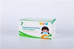 일회용 3 플리 컬러 키즈 마스크